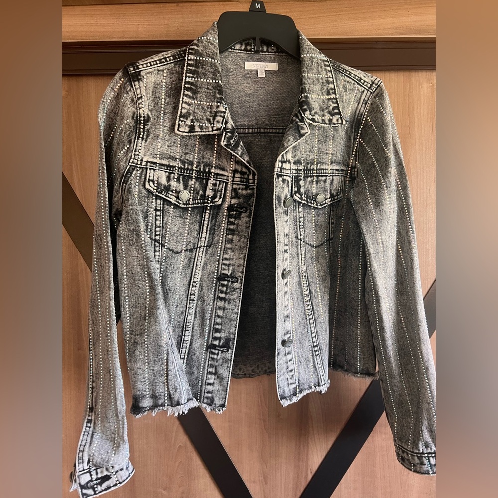 VEVERET denim sequin jacket